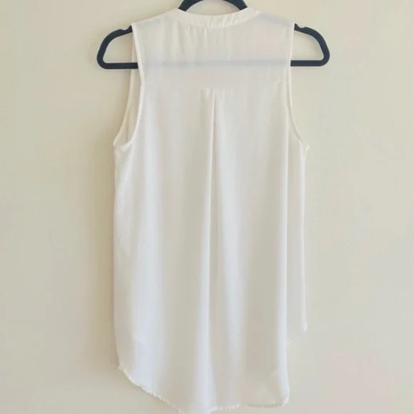 Lush White Tank w/ One-Pocket szS NWOT - Picture 3 of 3